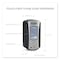 Gojo LTX-12 Touch-Free Dispenser, 1,200 mL, 5.75 x 3.33 x 10.5, Brushed Chrome/Black 1919-04 - alternate 10